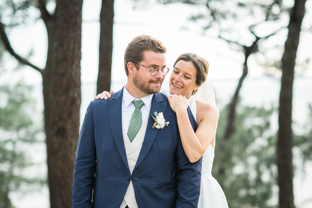 mariage au Tir au Vol sur le bassin d'Arcachon