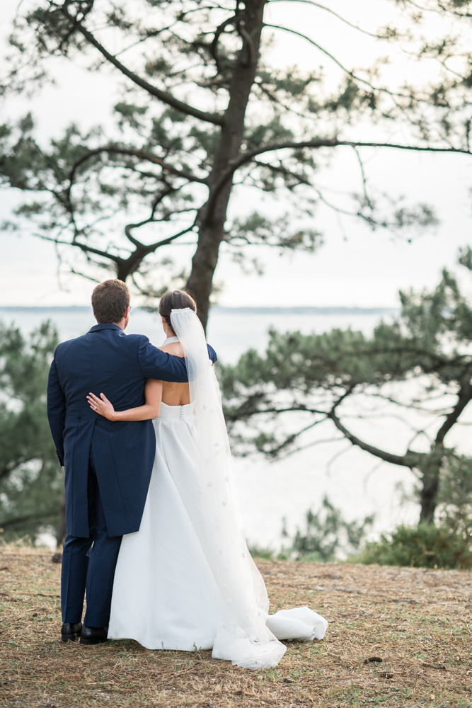 mariage au Tir au Vol sur le bassin d'Arcachon