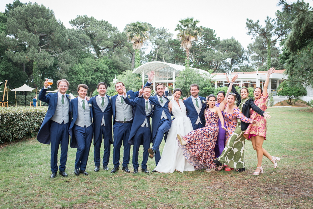 mariage au Tir au Vol sur le bassin d'Arcachon