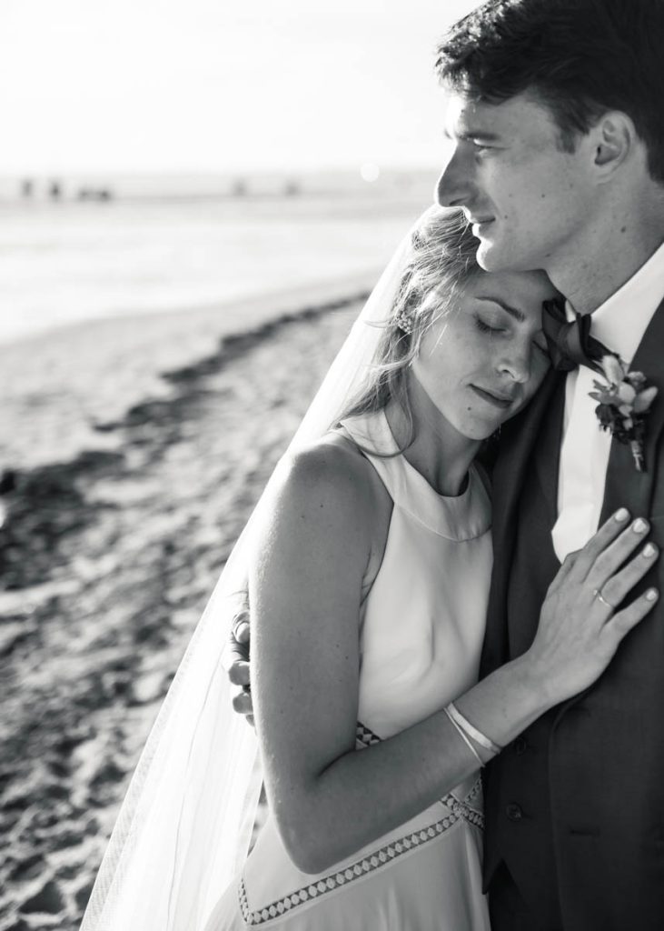 séance de couple mariage sur le bassin d'Arcachon