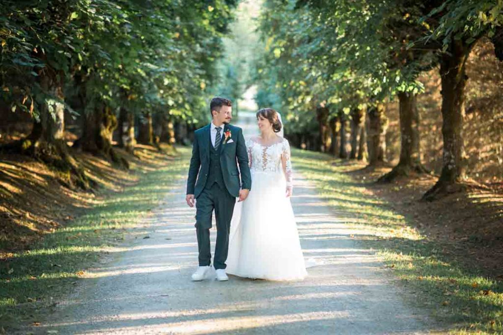 session couple pour mariage au château de la Borderie