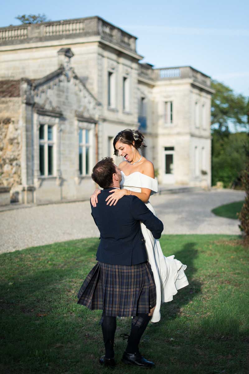 mariage au château La Chèze à Floirac près de Bordeaux