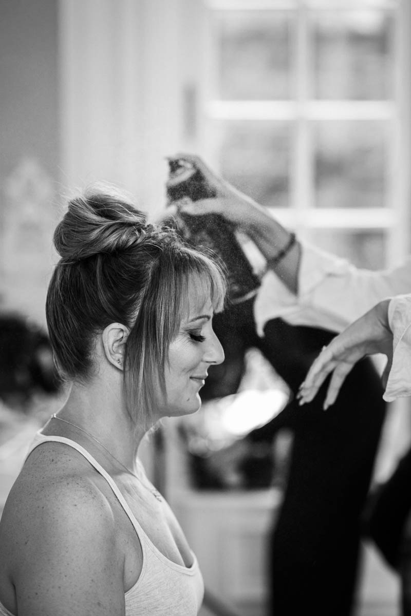 préparatifs des mariés avant leur mariage