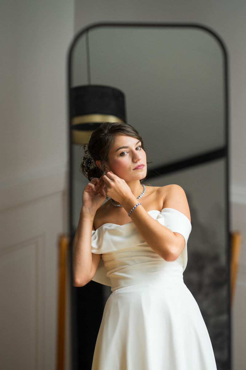 préparatifs des mariés avant leur mariage