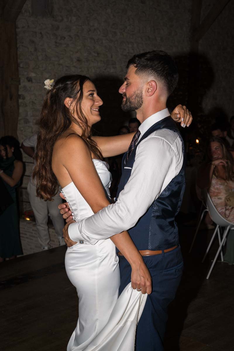 photos de soirée pendant un mariage